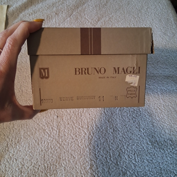 Bruno Magli Burgundy Verve Leather Tassel Slip-Ons Made In Italy - Picture 2 of 8